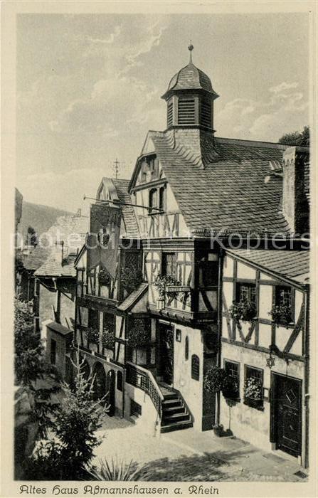 Assmannshausen Altes Fachwerkhaus