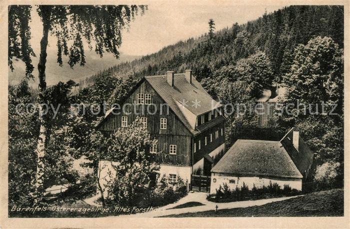Baerenfels Erzgebirge Altes Forsthaus