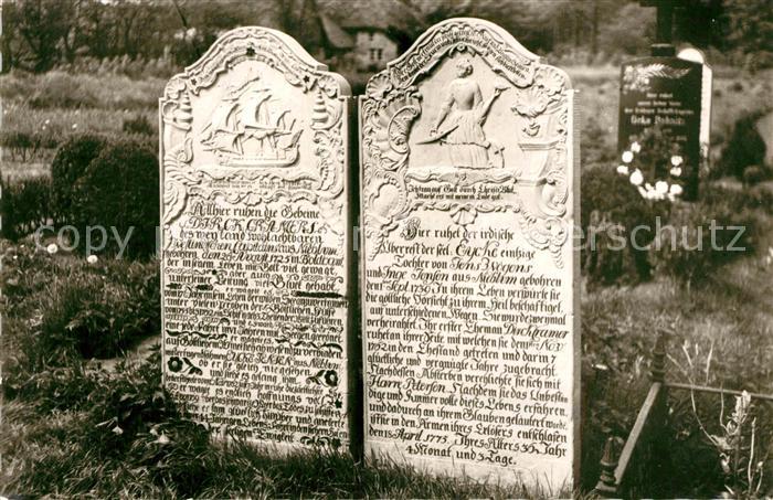 Nieblum Gedenkstein der Familie Cramer