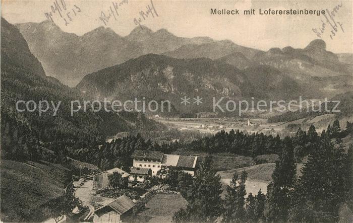 Melleck mit Loferer Steinberge