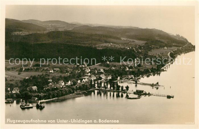 Unteruhldingen Fliegeraufnahme mit Bodensee