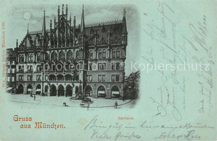Muenchen Bayern Rathaus