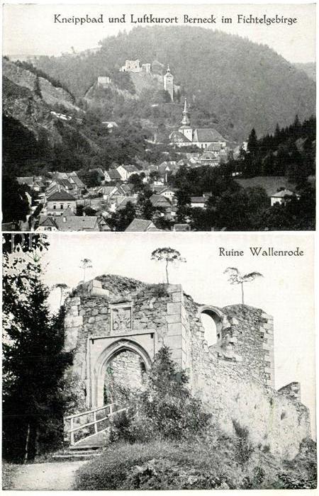 Bad Berneck Kneippbad Panorama Ruine Wallenrode