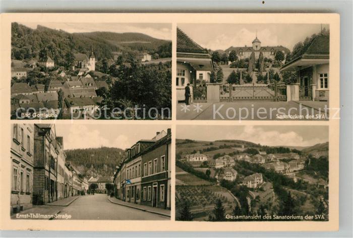 Bad Gottleuba-Berggiesshuebel Sanatorium der SVA Ernst Thaelmann Strasse Gesamta