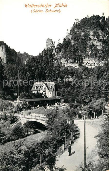 Saechsische Schweiz Waltersdorfer Muehle