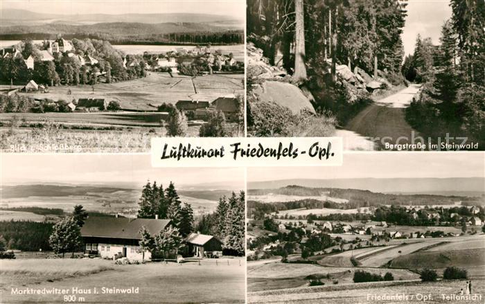 Friedenfels Schlossberg Bergstrasse Steinwald Marktredwitzer Haus Ortsansicht