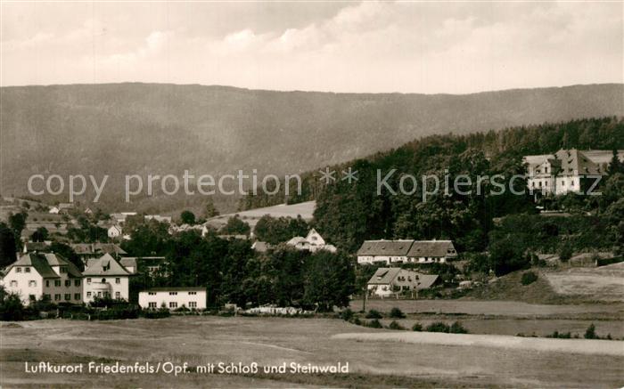 Friedenfels mit Schloss und Steinwald