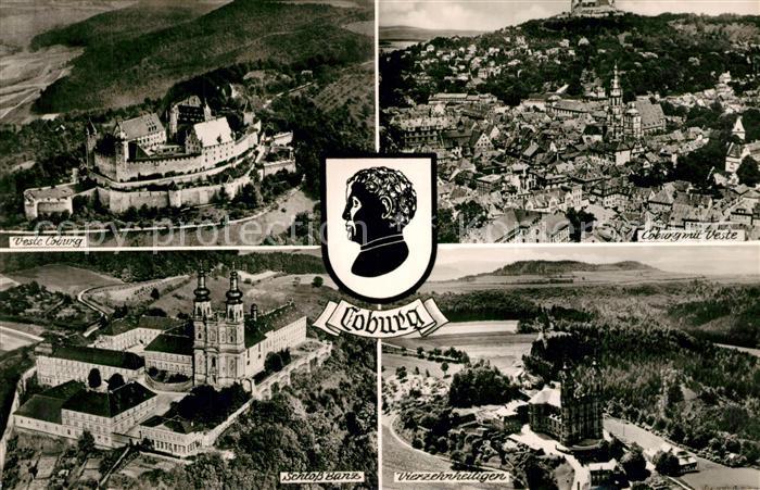 Coburg Bayern Veste Coburg Schloss Banz Vierzehnheiligen