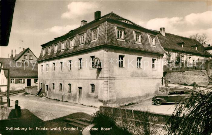 Guttenberg Oberfranken Gasthof Goldene Rose
