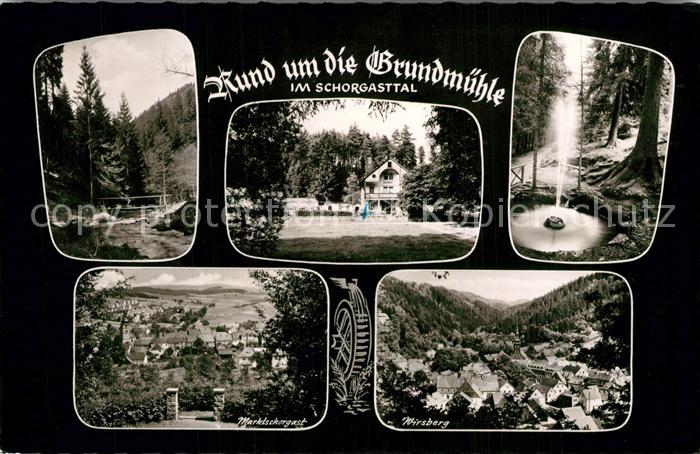 Marktschorgast Pension Grundmuehle Ortsansicht Wirsberg