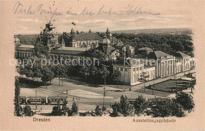 DRESDEN Elbe Ausstellungsgebaeude