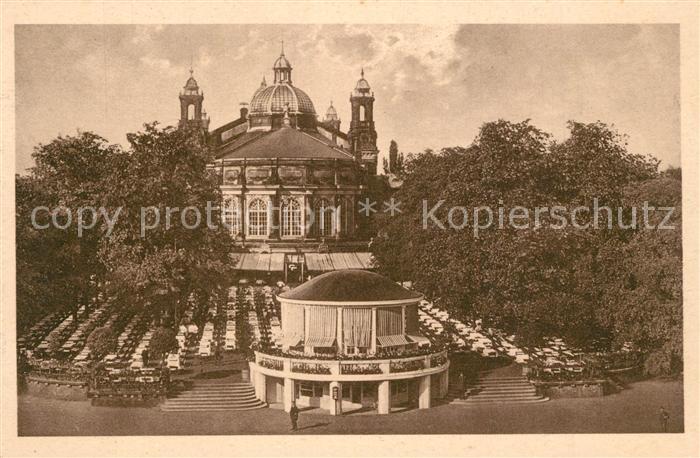 DRESDEN Elbe Staedt Ausstellungspalast Konzert Park