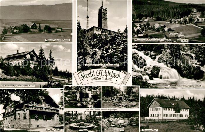 Fleckl Naturfreundehaus Unterkunftshaus Gasthof Voit Asenturm Ochsenkopf Quellen