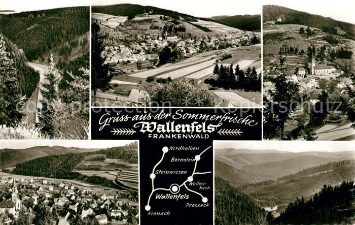 Wallenfels Oberfranken Panorama Teilansichten