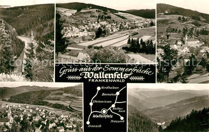 Wallenfels Oberfranken Panorama Teilansichten