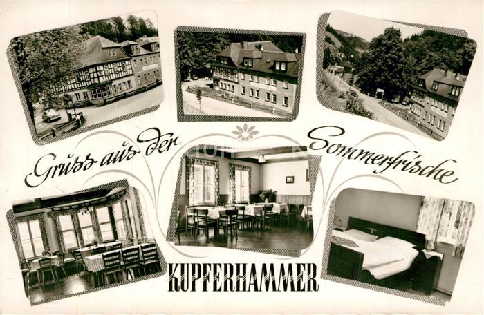 Lauenstein Oberfranken Gasthaus Kupferhammer Gastraeume Zimmer