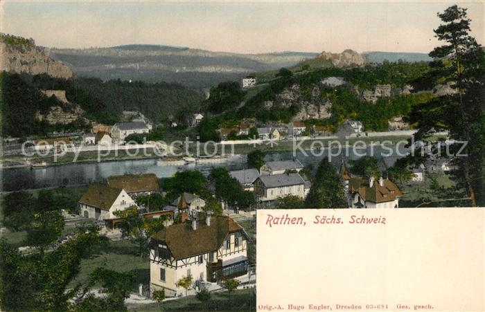 Rathen Saechsische Schweiz Panorama