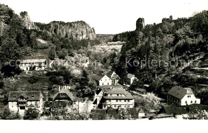 Rathen Saechsische Schweiz Ortsansicht