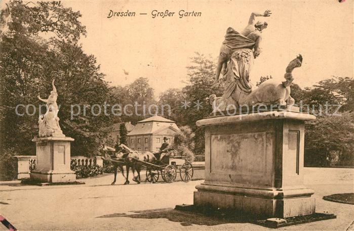 DRESDEN Elbe Grosser Garten