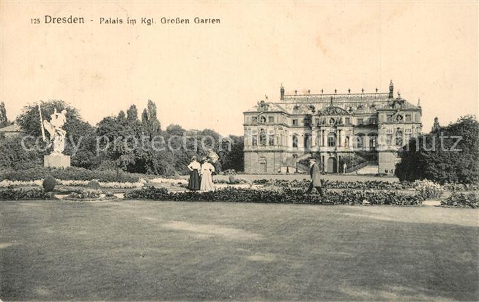 DRESDEN Elbe Palais im Kgl Grossen Garten