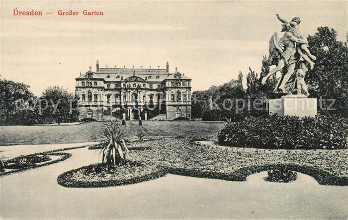DRESDEN Elbe Grosser Garten