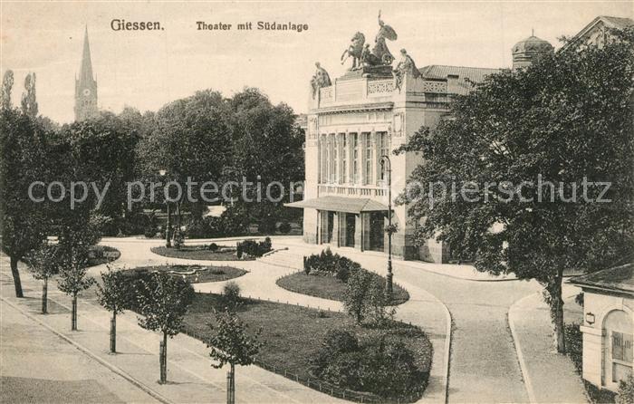 Giessen Lahn Theater mit Suedanlage