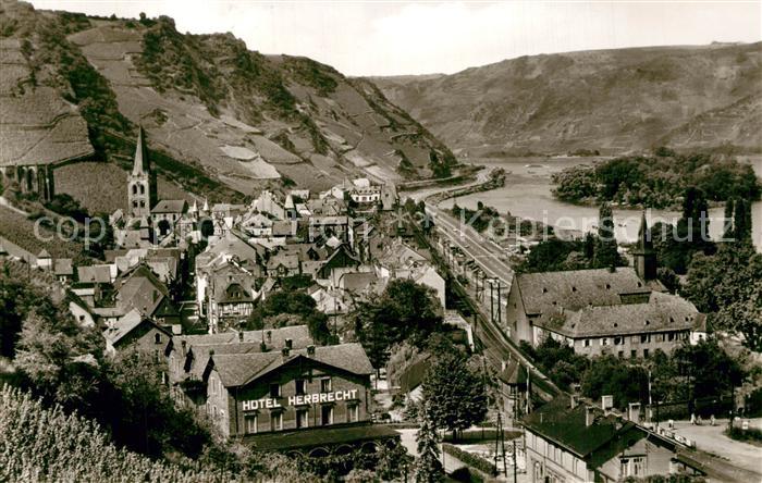 Bacharach Rhein Hotel Herbrecht Panorama