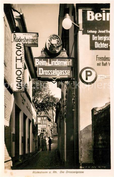 Ruedesheim Rhein Drosselgasse