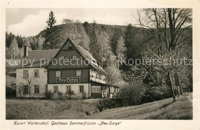Waltersdorf Bad Schandau Gasthaus Neu Sorge