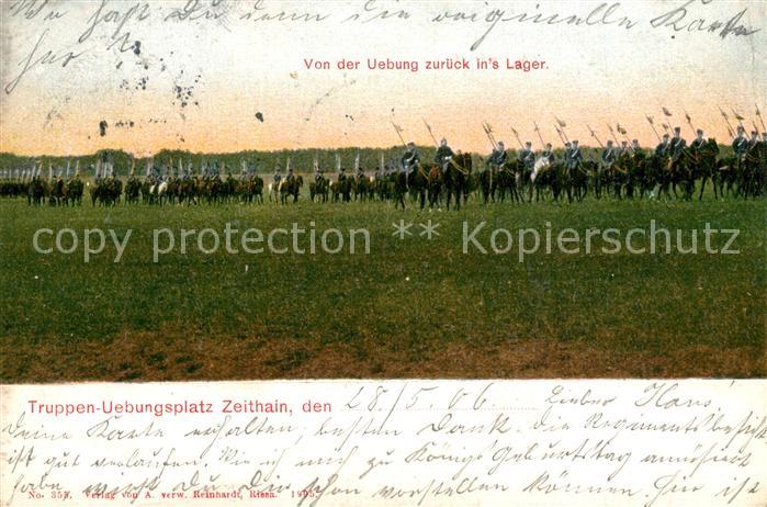 Zeithain Von der uebung zurueck ins Lager