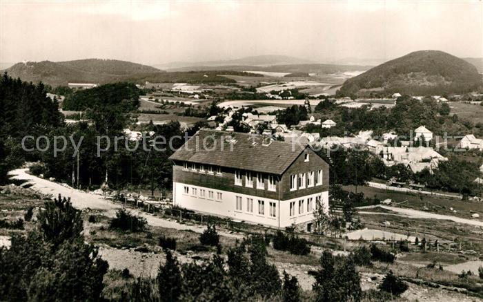 Kleinsassen Panorama Blick auf Ludwig Wolker Haus