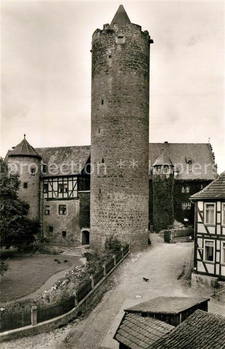 Schlitz Hessen Hinterturm mit Hinterburg Burgenstadt