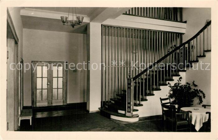 Friedrichroda FDGB Erholungsheim Walter Ulbricht Treppenaufgang