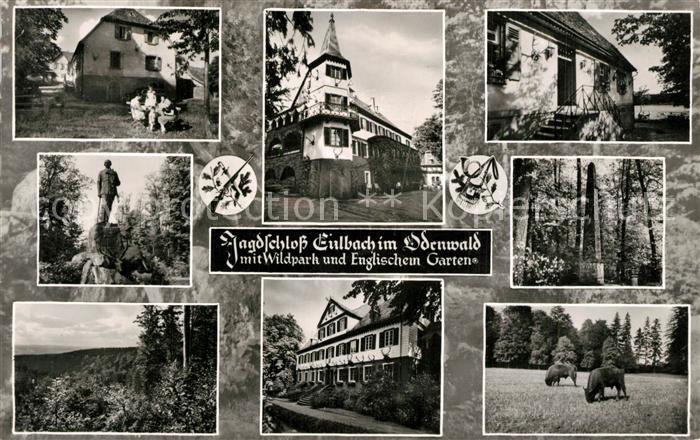 Eulbach Jagdschloss Wildpark Englischer Garten Denkmal Statue