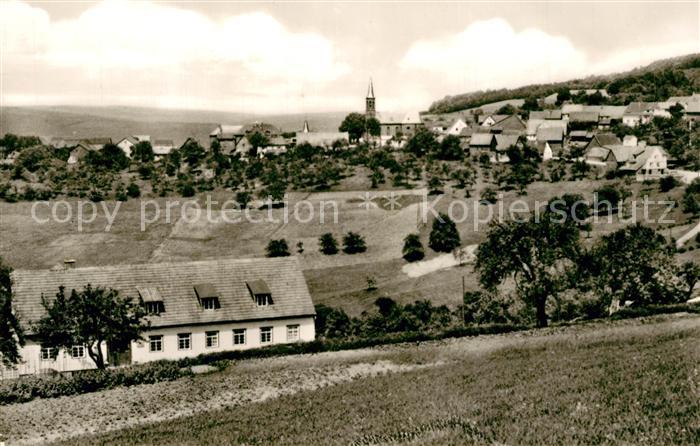 Rothenberg Odenwald Panorama mit Jugendfreizeitheim der Stadt Mannheim