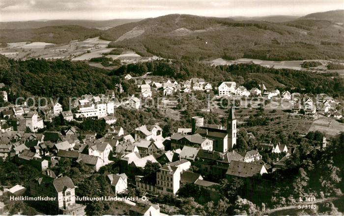 Lindenfels Odenwald Heilklimatischer Hoehenluftkurort Fliegeraufnahme