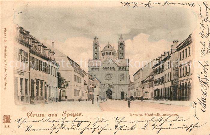 Speyer Rhein Dom Maximilianstrasse