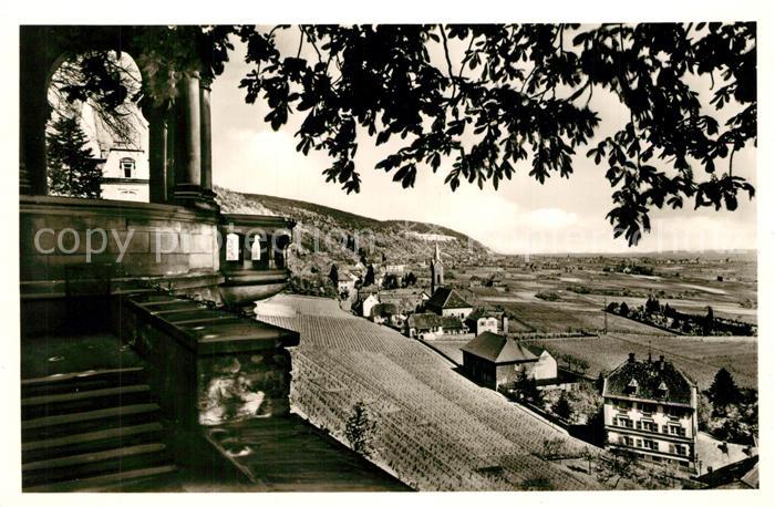 Haardt Weinstrasse Panorama Blick vom Haardter Schloesschen