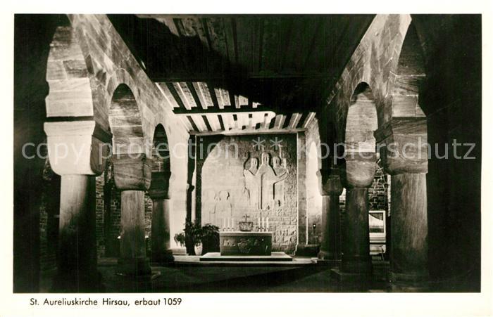 Hirsau St Aureliuskirche Innenansicht erbaut 1059