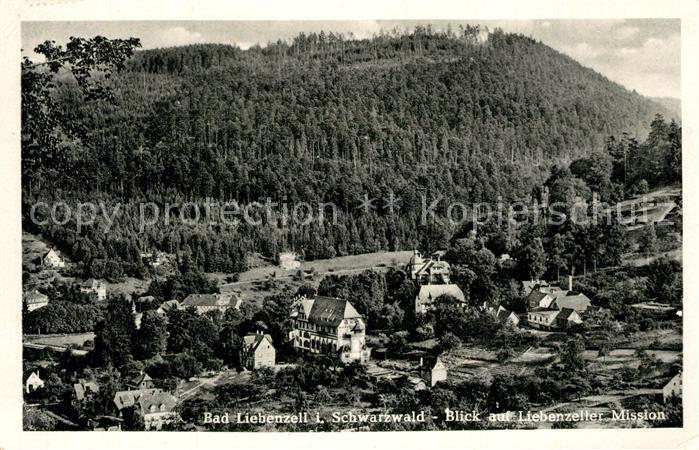 Bad Liebenzell Panorama Blick auf Liebenzeller Mission Schwarzwald