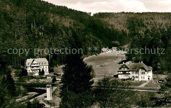 Bad Liebenzell Monbachtal Kurhaus und Jugendherberge Eisenbahn