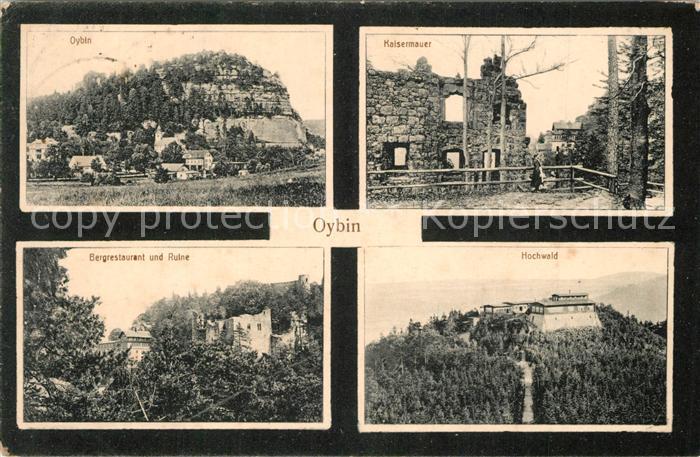 Oybin Sachsen Berg Oybin Bergrestaurant Ruine Kaisermauer Hochwald Zittauer Gebi