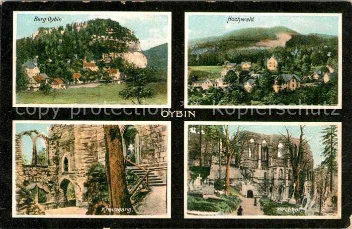 Oybin Sachsen Berg Oybin Kloster Ruine Kreuzgang Kirchhof Hochwald Zittauer Gebi