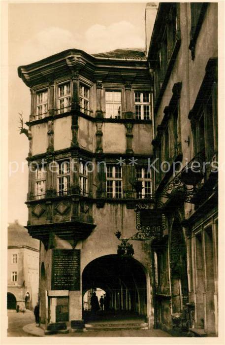 Goerlitz Sachsen Schoenhof 16. Jhdt. Altstadt