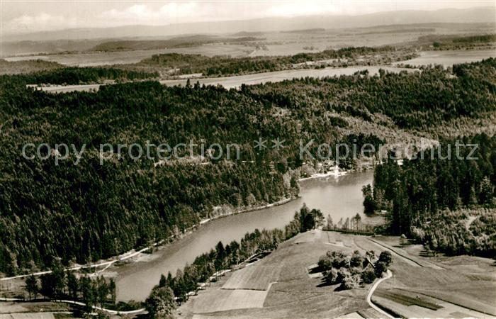 Ebnisee Schwaebischer Wald Fliegeraufnahme