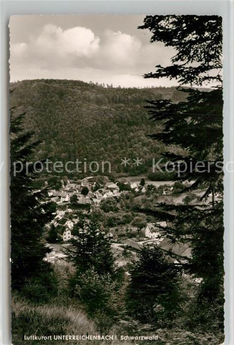 Unterreichenbach Calw Blick ins Tal Luftkurort im Schwarzwald
