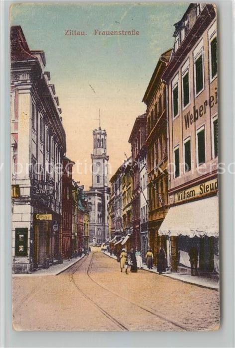 Zittau Frauenstrasse Rathausturm