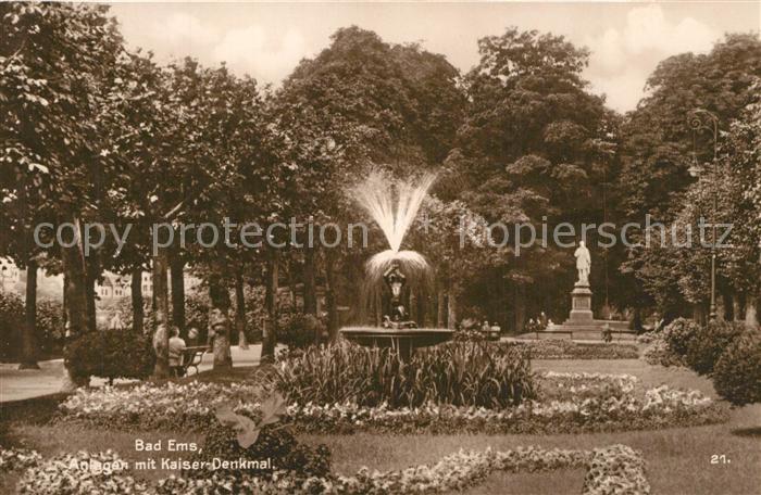 Ems Bad Kaiser Denkmal