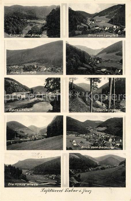 Sieber Herzberg am Harz Osterode Niedersachsen Badeanstalt Hotel Pass Panorama