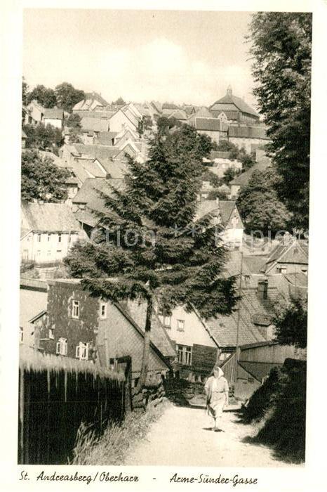 Andreasberg Harz St Arme Suender Gasse